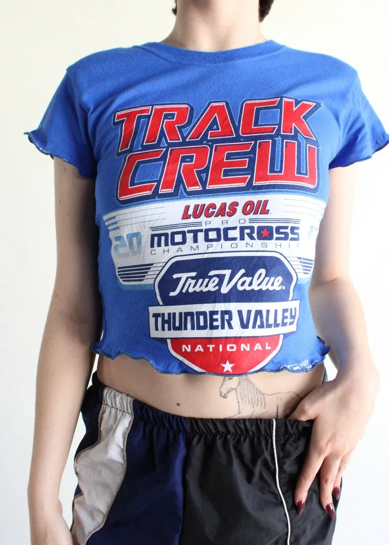 RCYCLD Lettuce Edge Mix Graphic Baby Tee