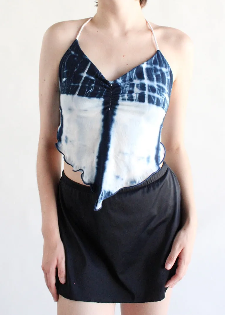 RCYCLD Tie Dye Halter Top