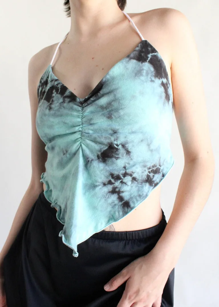 RCYCLD Tie Dye Halter Top