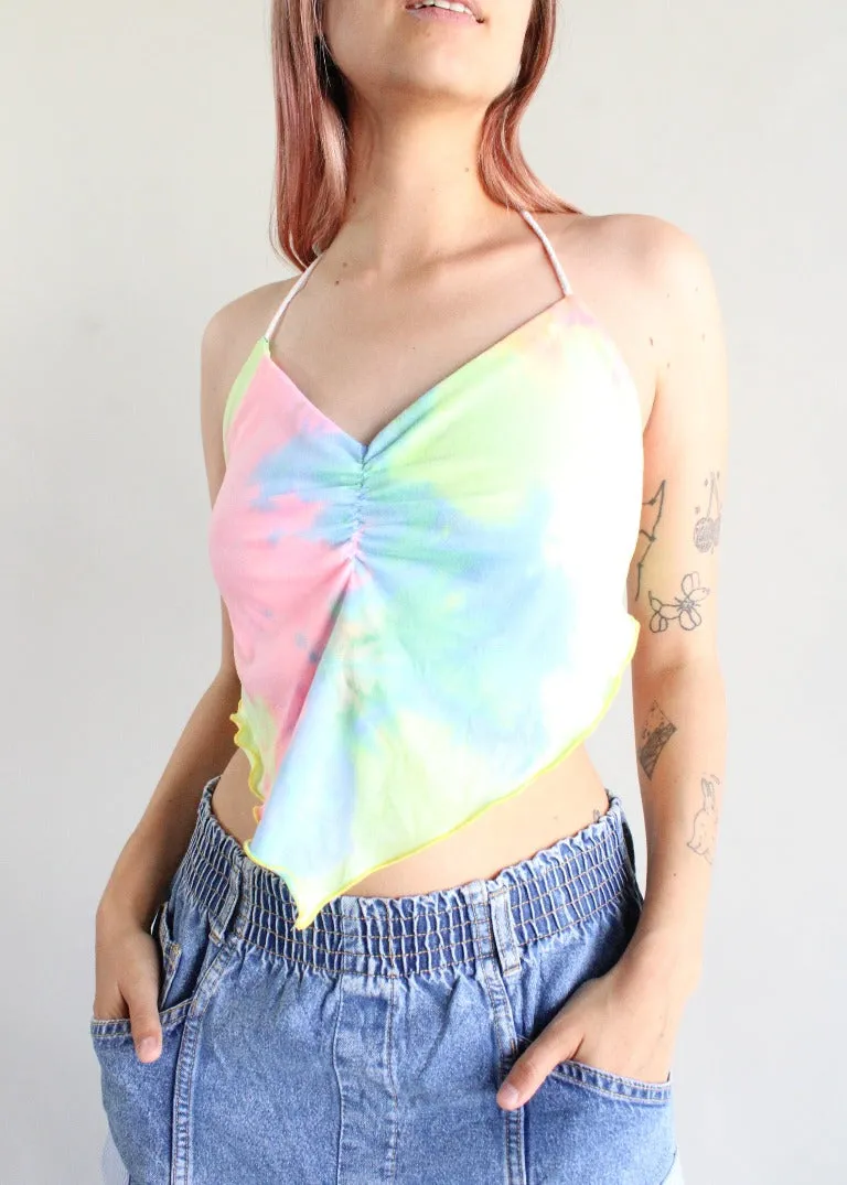 RCYCLD Tie Dye Halter Top