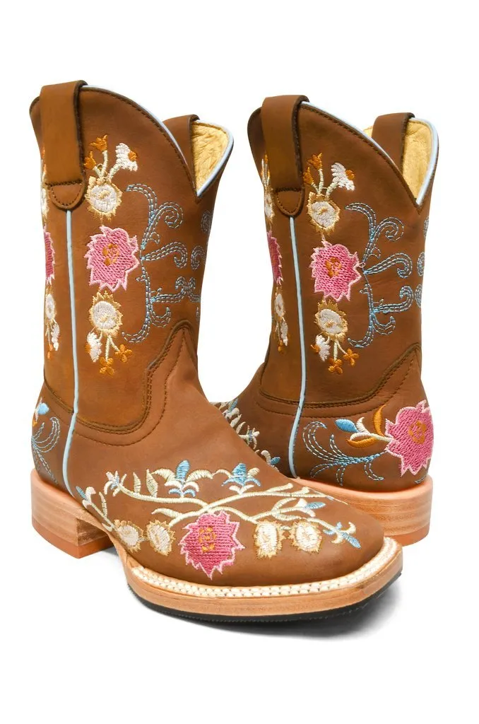 Redhawk Kids Boot - Camel Bouquet
