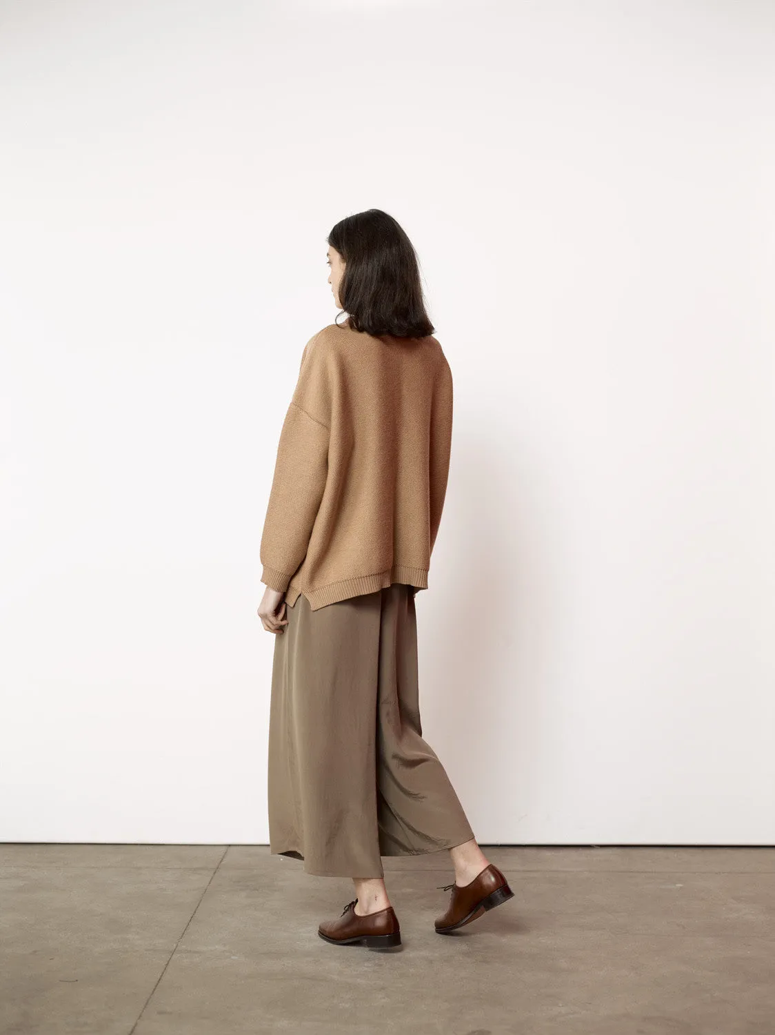Revisited Cropped Inside Out Sweater