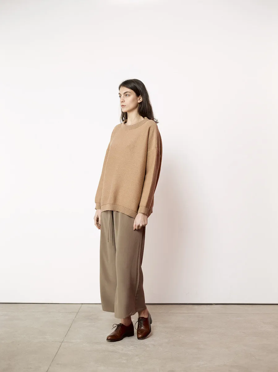 Revisited Cropped Inside Out Sweater