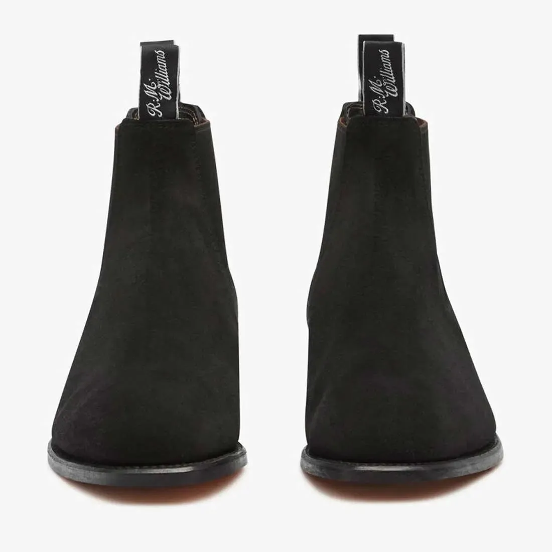 RM WILLIAMS Comfort Craftsman Boots - Men's - Black Suede