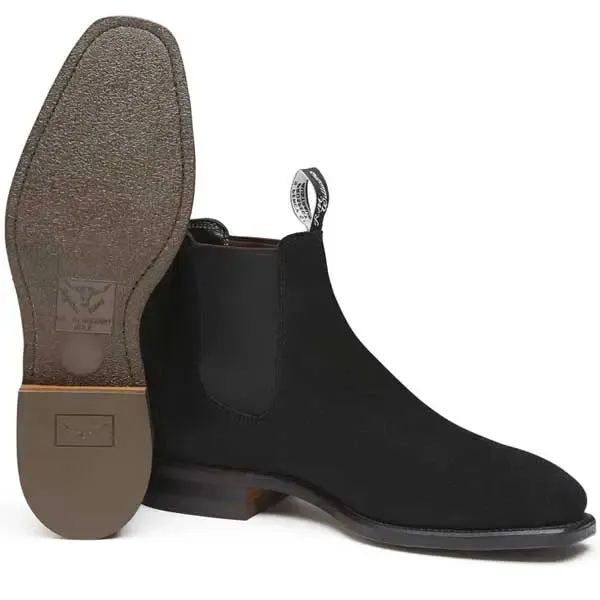 RM WILLIAMS Comfort Craftsman Boots - Men's - Black Suede
