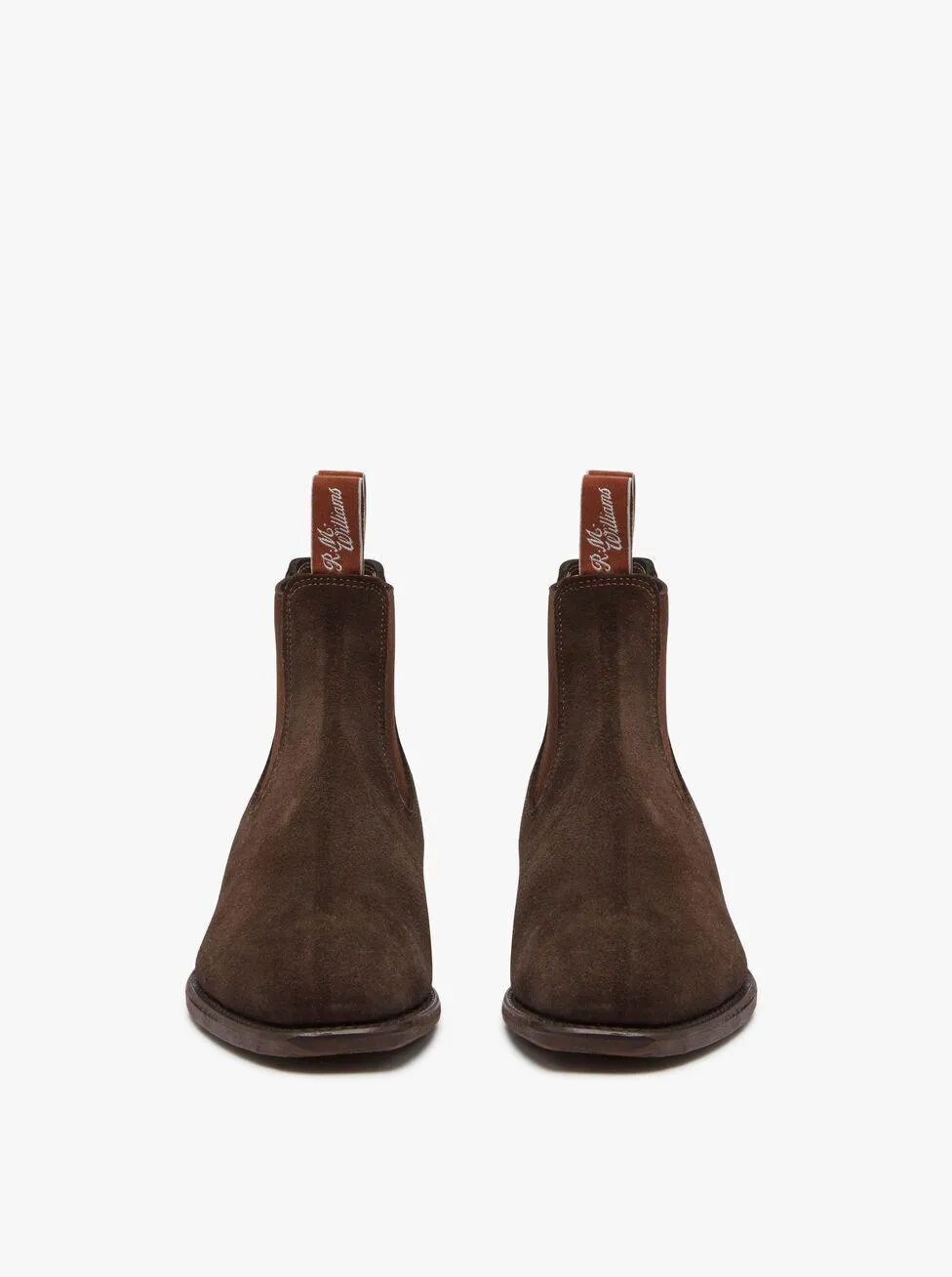 RM Williams Comfort Craftsman Men's Suede Boots Chocolate