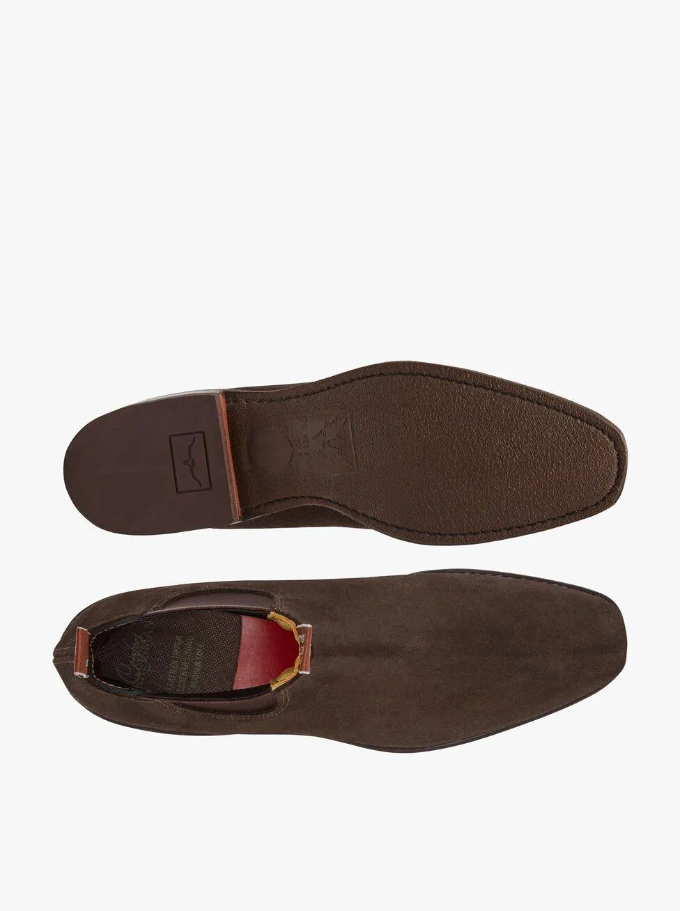 RM Williams Comfort Craftsman Men's Suede Boots Chocolate