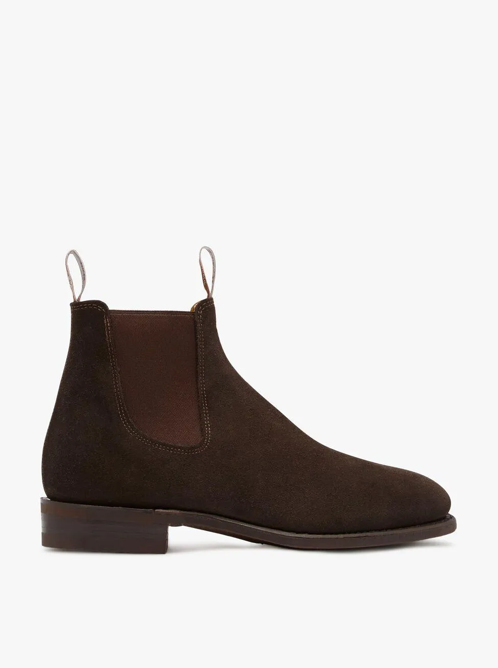 RM Williams Comfort Craftsman Men's Suede Boots Chocolate