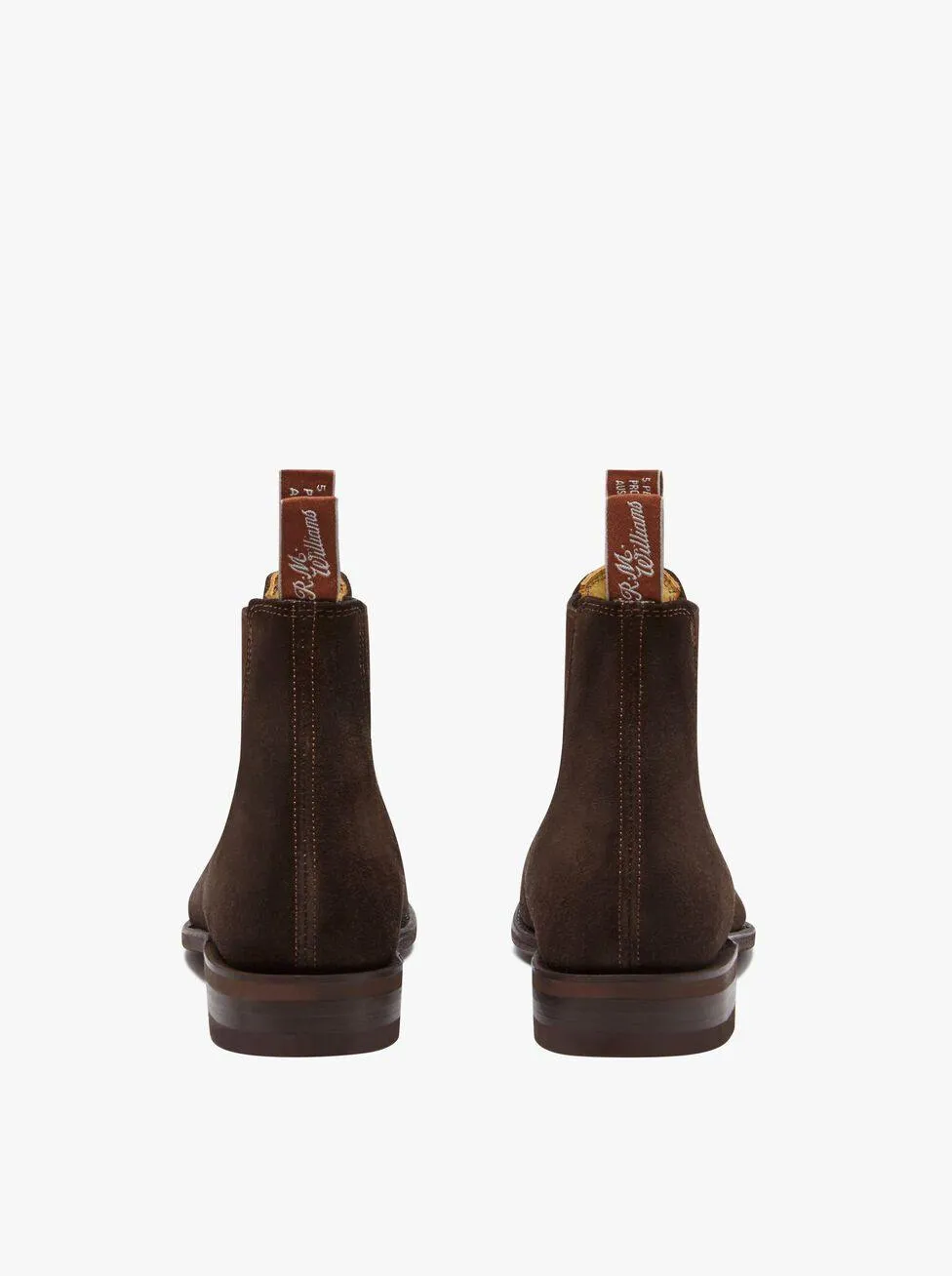 RM Williams Comfort Craftsman Men's Suede Boots Chocolate