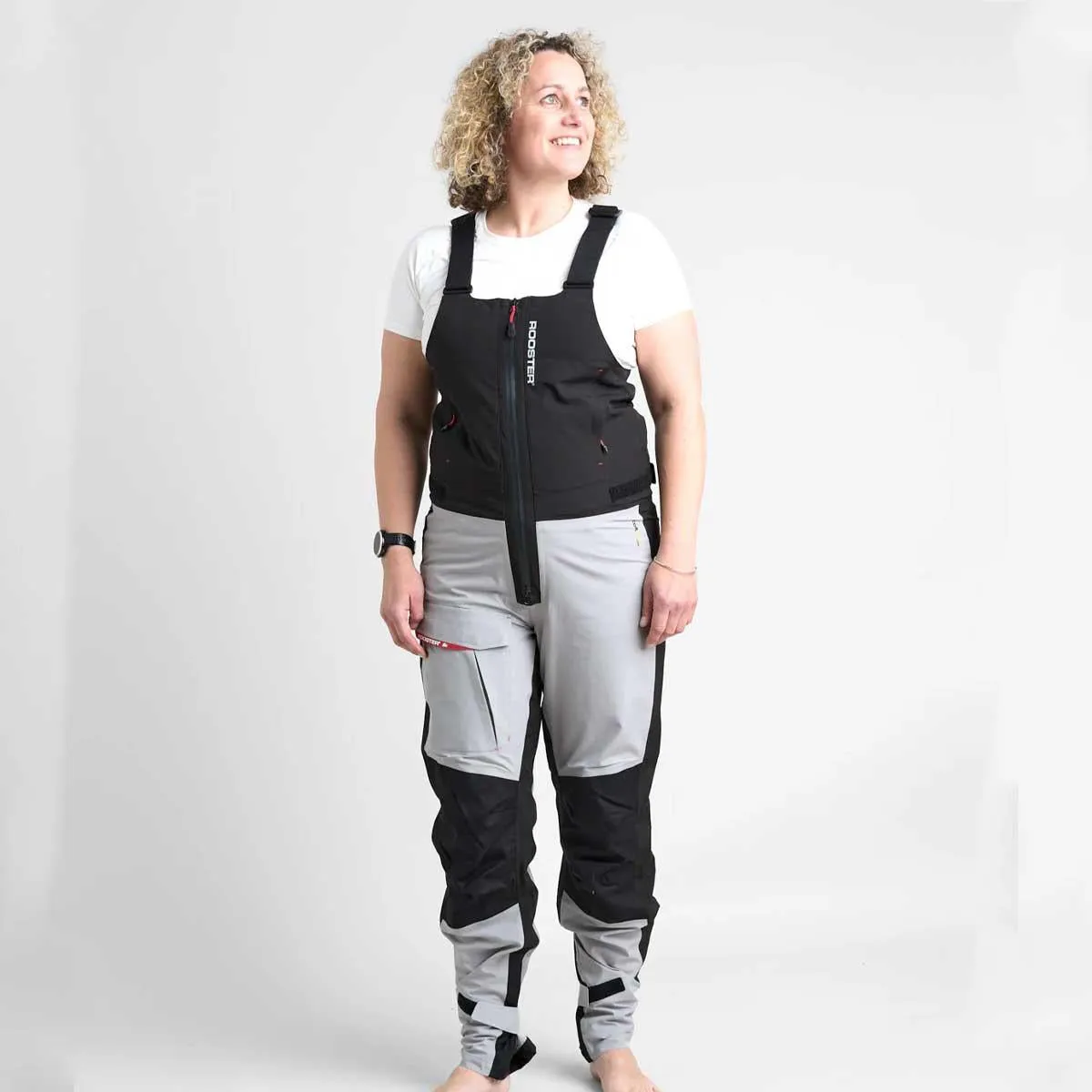 Rooster SB1 Inshore Hi-Fits Sailing Salopettes - Ice - Unisex