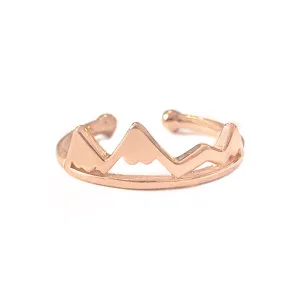 Rose Gold Mountain Ring Victoria Collection
