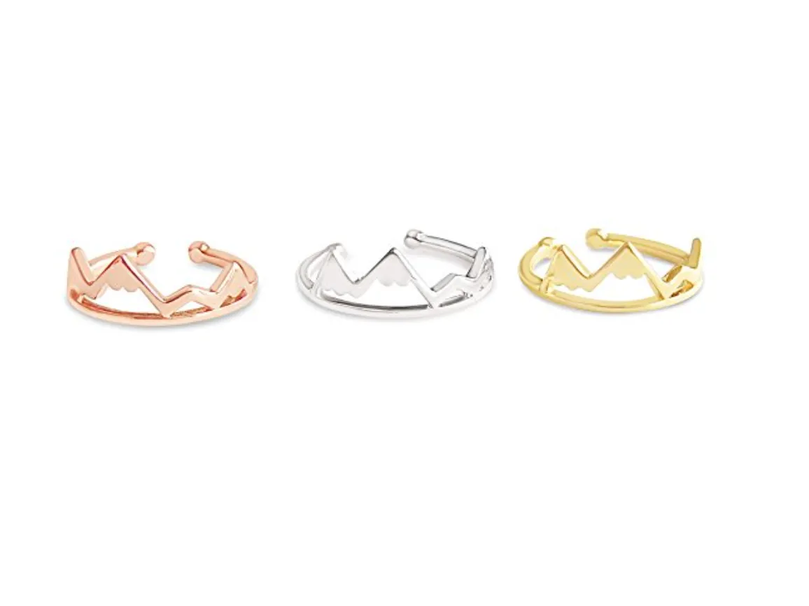 Rose Gold Mountain Ring Victoria Collection