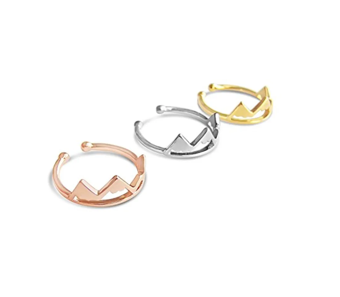 Rose Gold Mountain Ring Victoria Collection