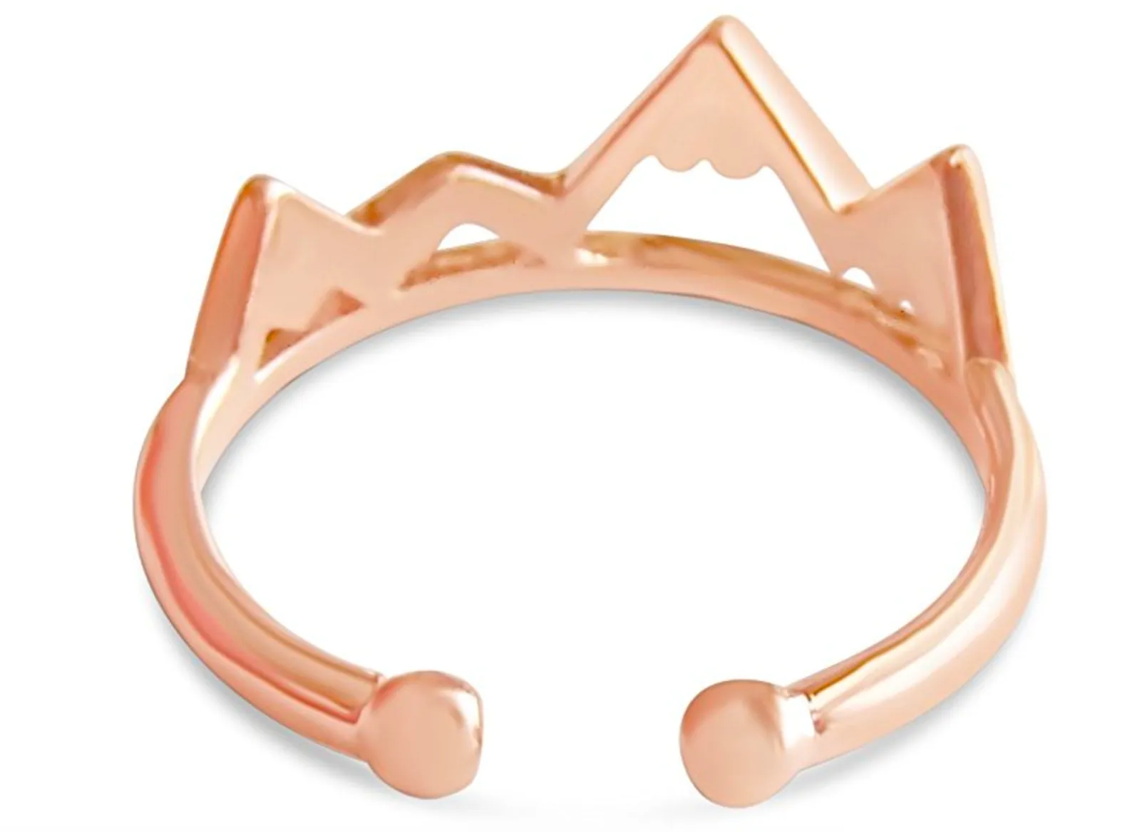 Rose Gold Mountain Ring Victoria Collection