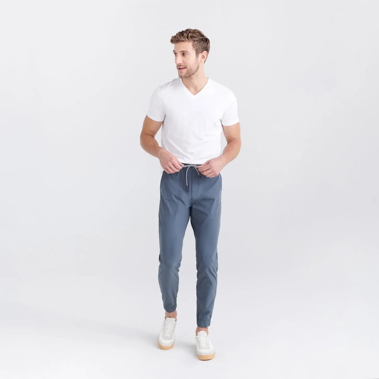 Saxx Mens Droptemp™ Cooling Cotton V-Neck Tee