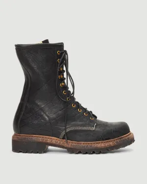 Scout Plain Toe Boots Hi-Folk Black