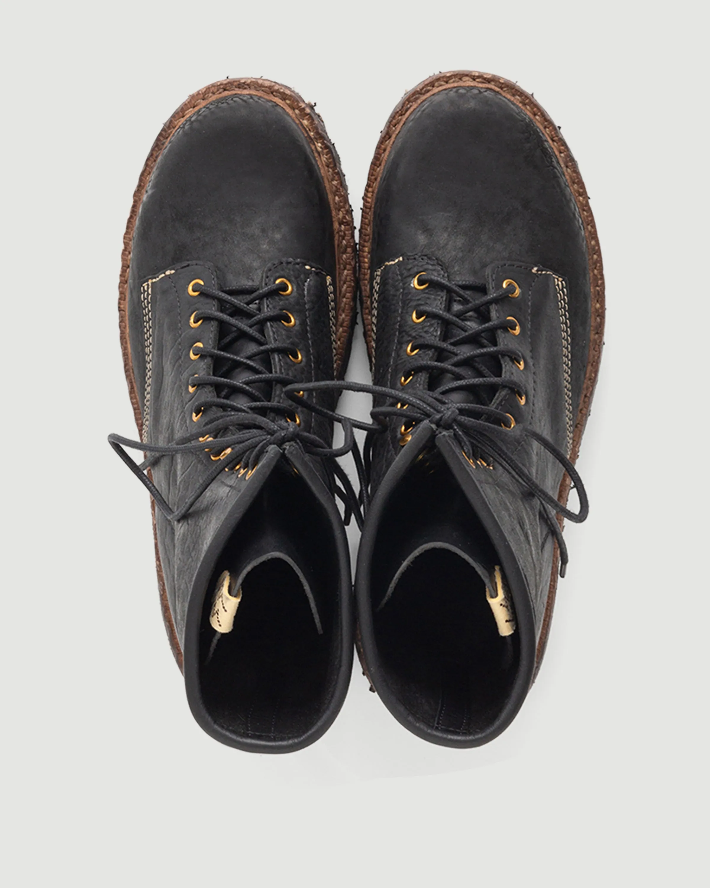 Scout Plain Toe Boots Hi-Folk Black