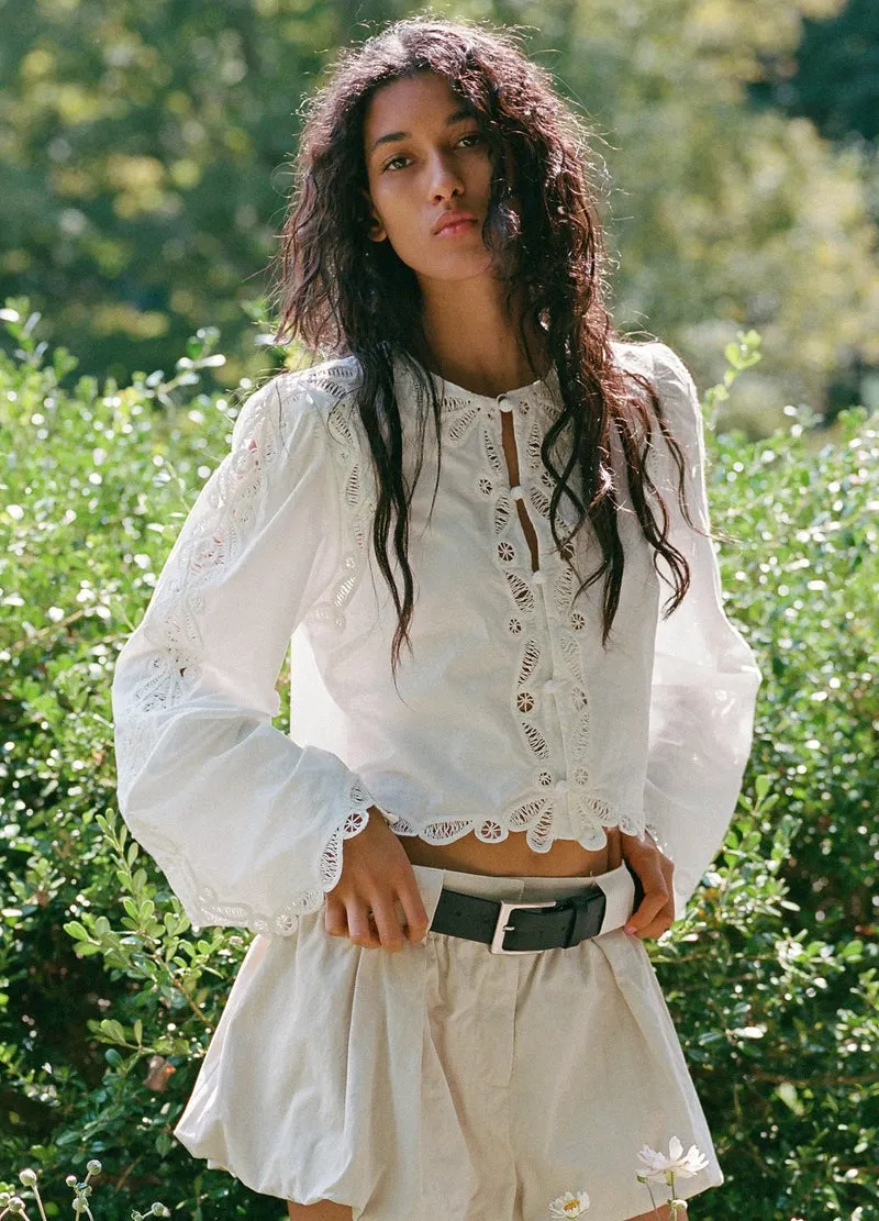 Sea Elke Soutache Long Sleeve Blouse