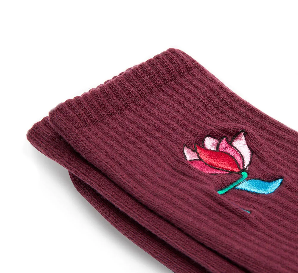 SECRET FLOWER CREW SOCK