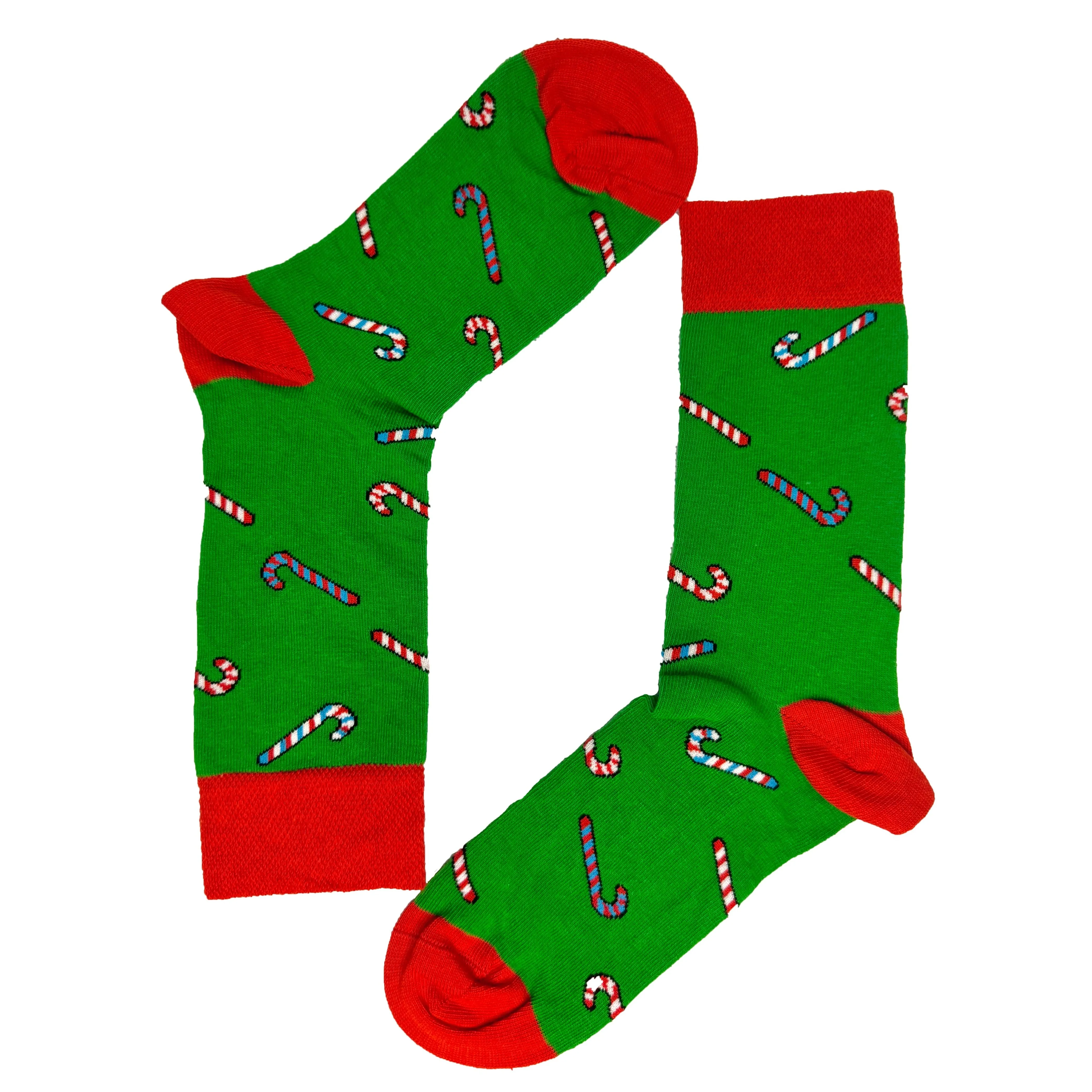 Sick Sock Candy Cane Christmas Socks