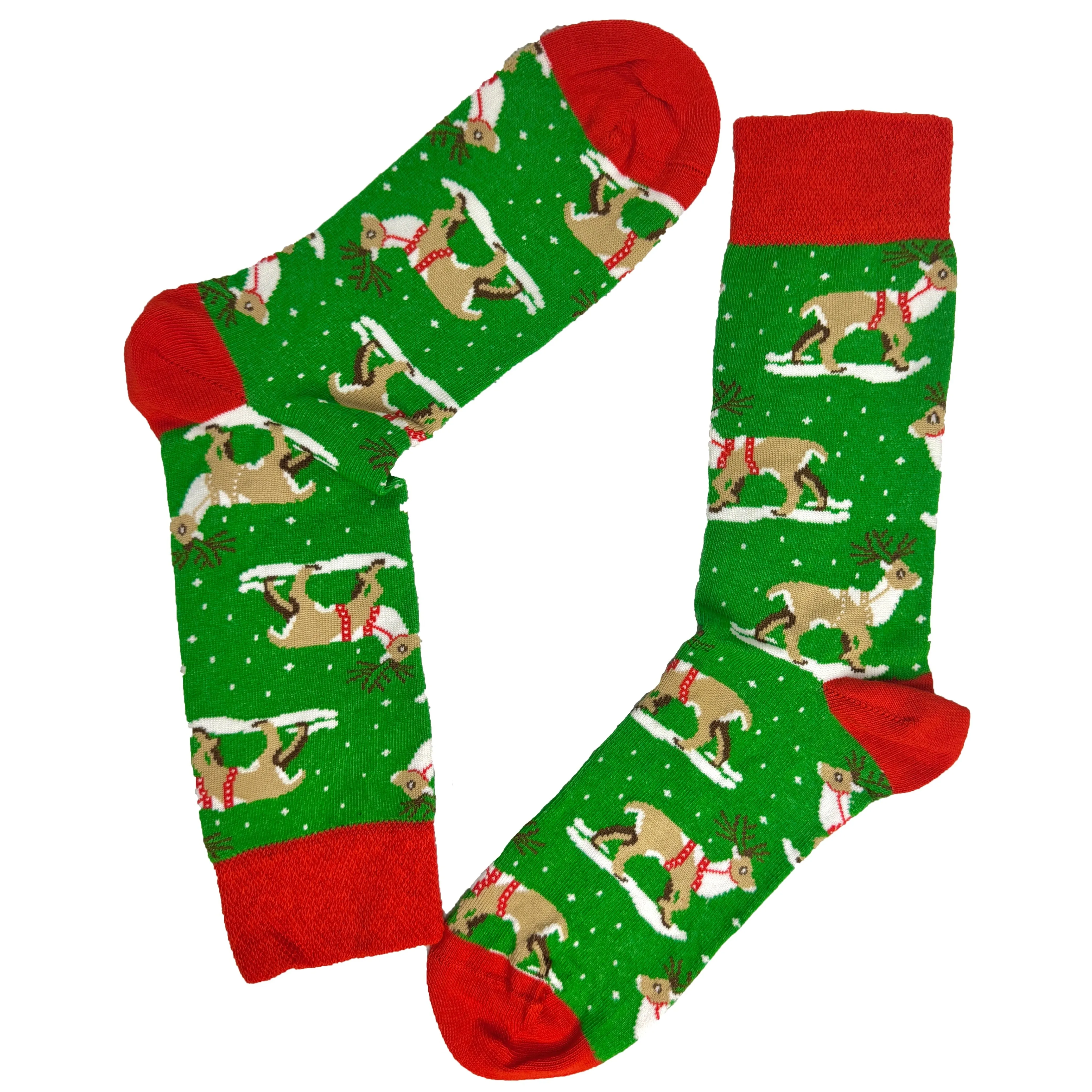 Sick Sock Reindeer Gala Christmas Socks