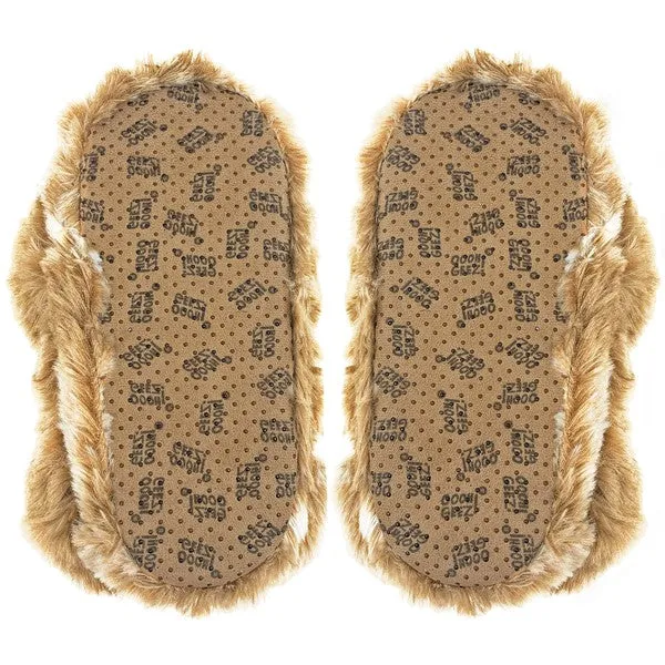Sloth Hugs - Womens Fluffy House Slippers Shoes