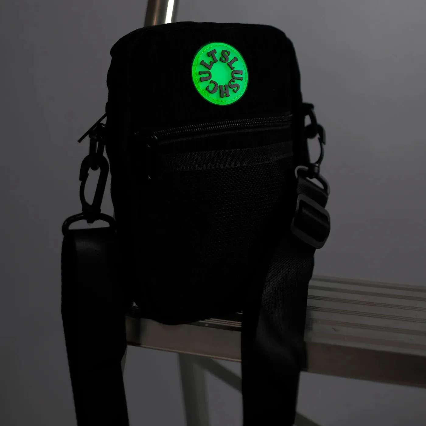 Slushcult Anywhere Side Bag - All Black Corduroy