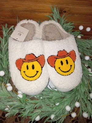 Smiley Face House Slippers