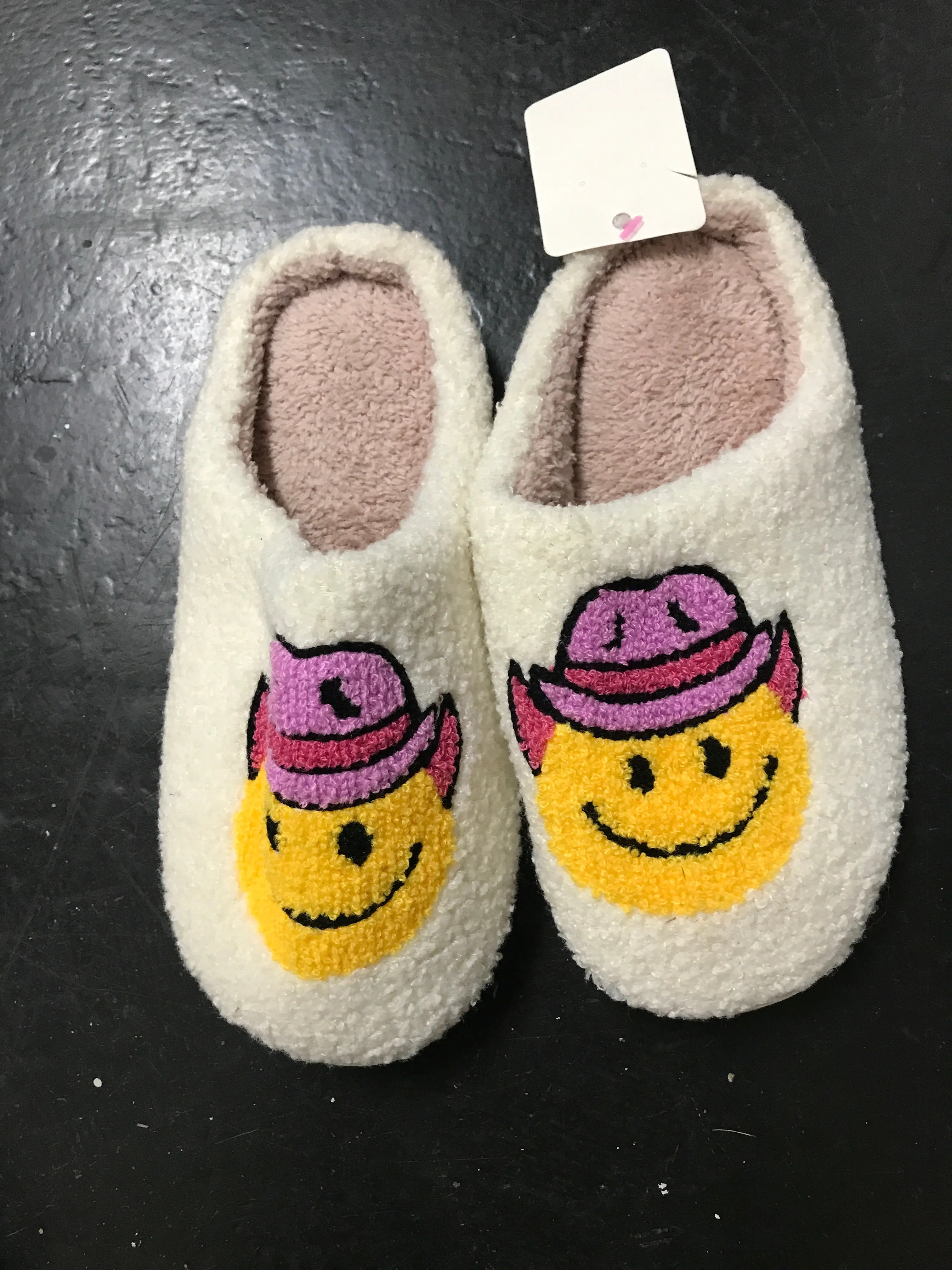 Smiley Face House Slippers