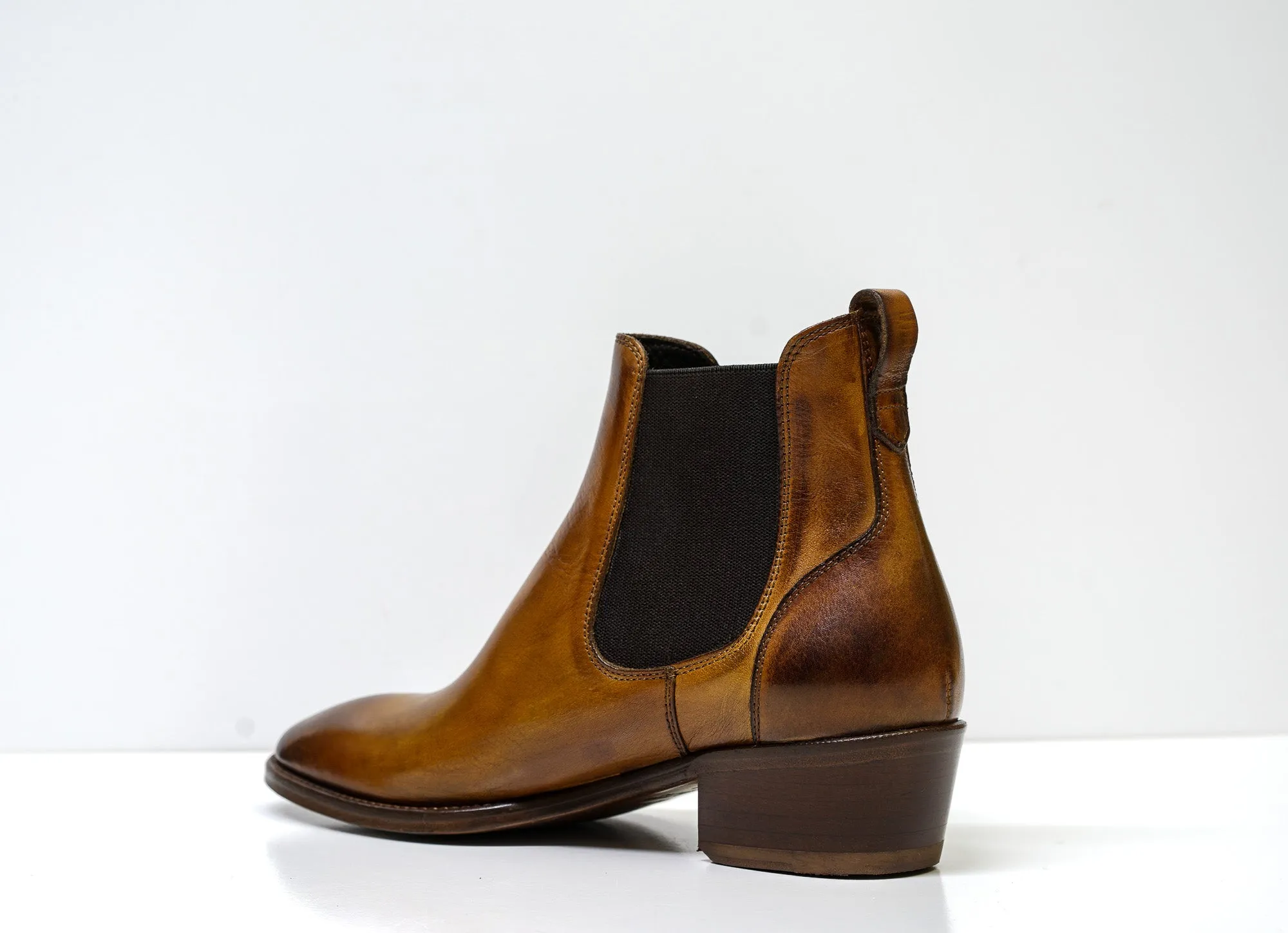 Stefano Stefani Women's Siena Leather Pull on Boot 9227 40% OFF
