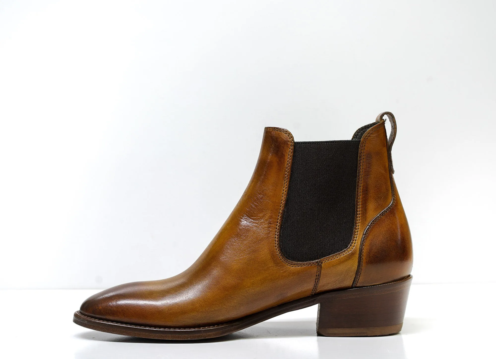 Stefano Stefani Women's Siena Leather Pull on Boot 9227 40% OFF