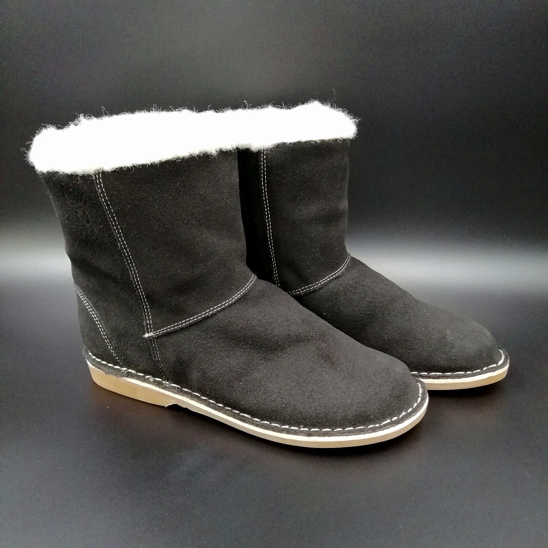 Suede Short Boots - SC20-SSB06-02 - Size 6