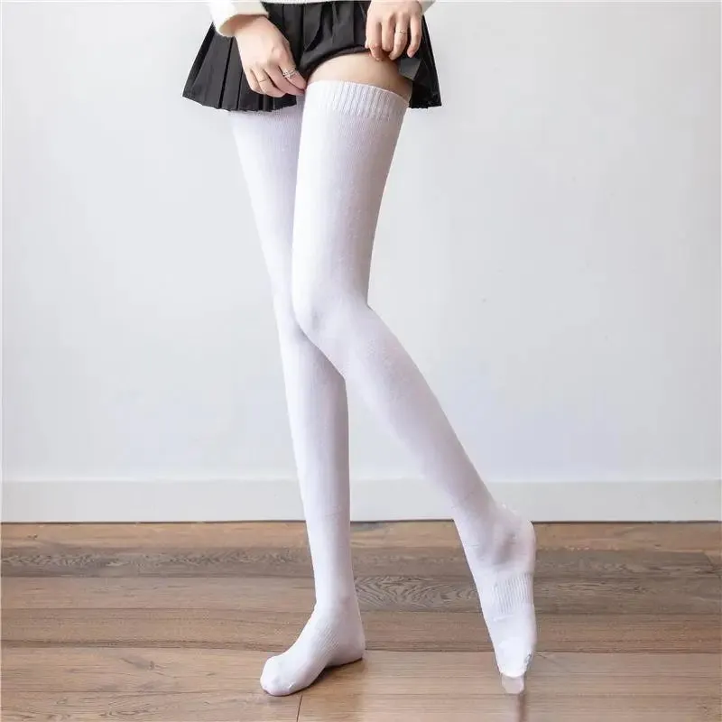 Super Long Cotton Thigh-High Warm Socks