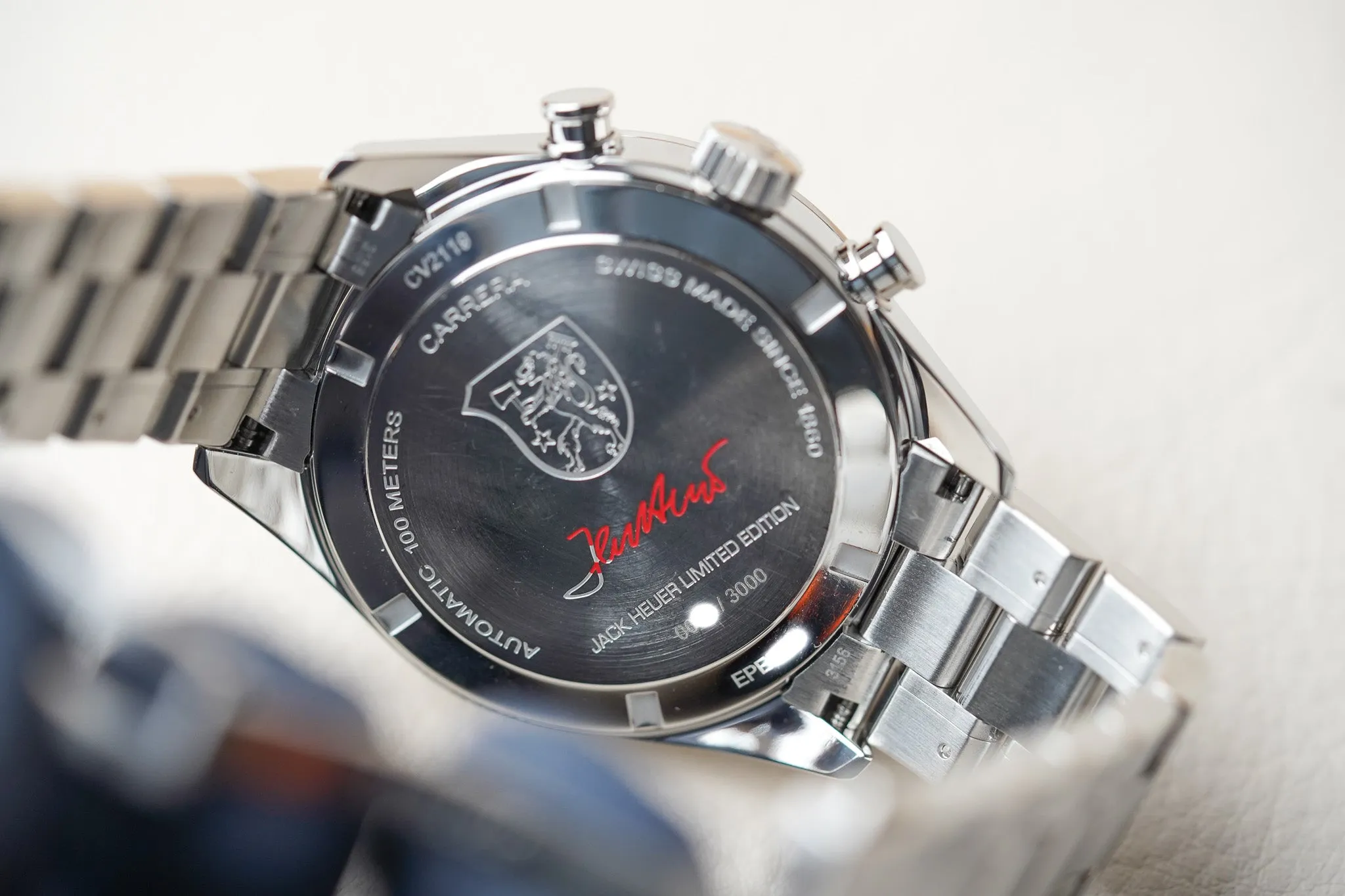 Tag Heuer Carrera Chronograph Jack Heuer 80th Birthday Limited CV2119.BA0722