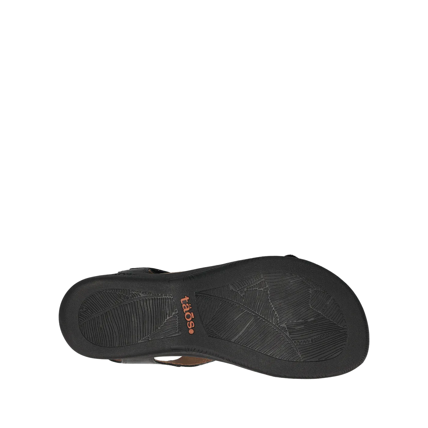 TAOS THE SHOW BLACK LEATHER SANDAL