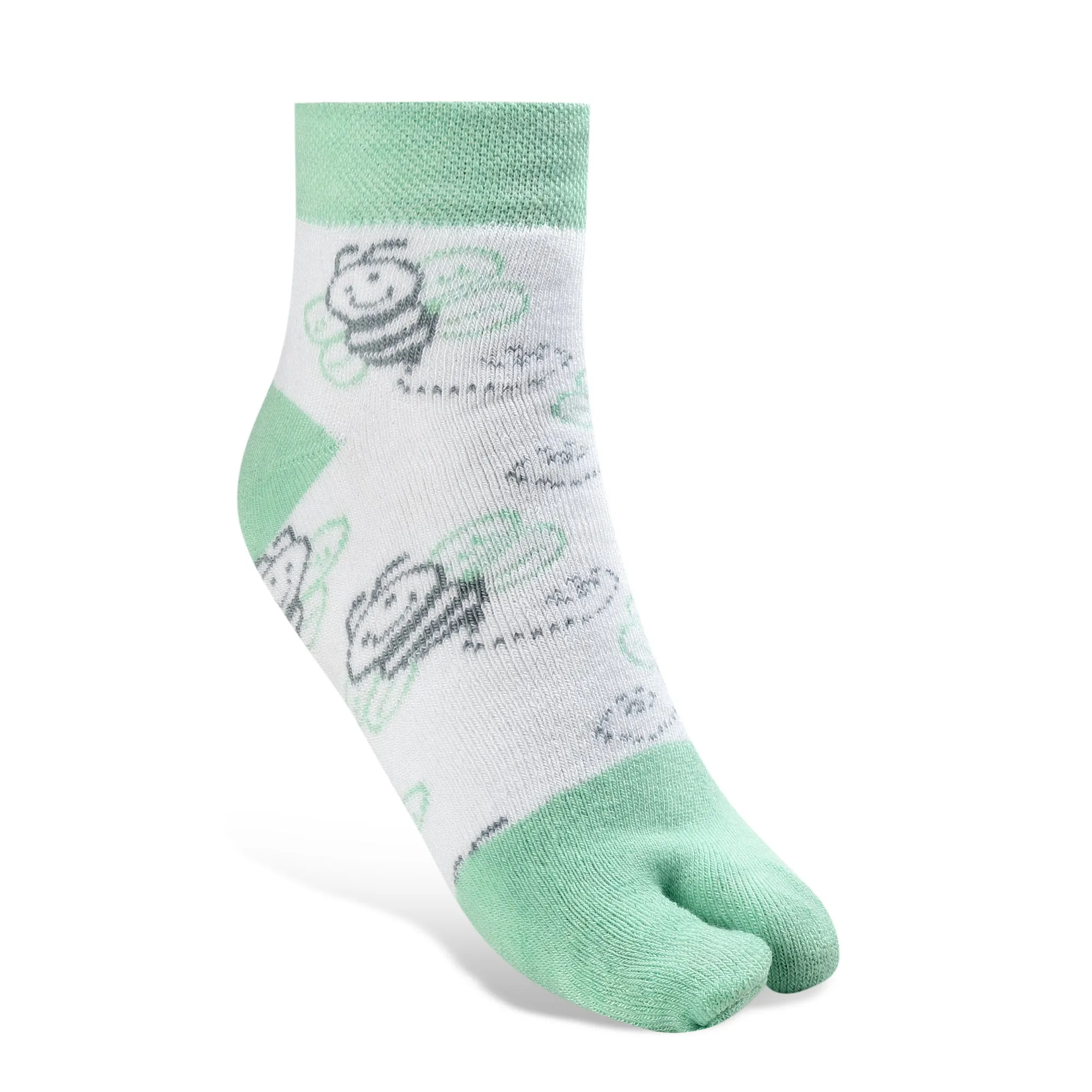 Texlon Men Ankle Length Blended Spandex Thick Towel Terry Long Rib Elastic Thumb Socks Pack of 4