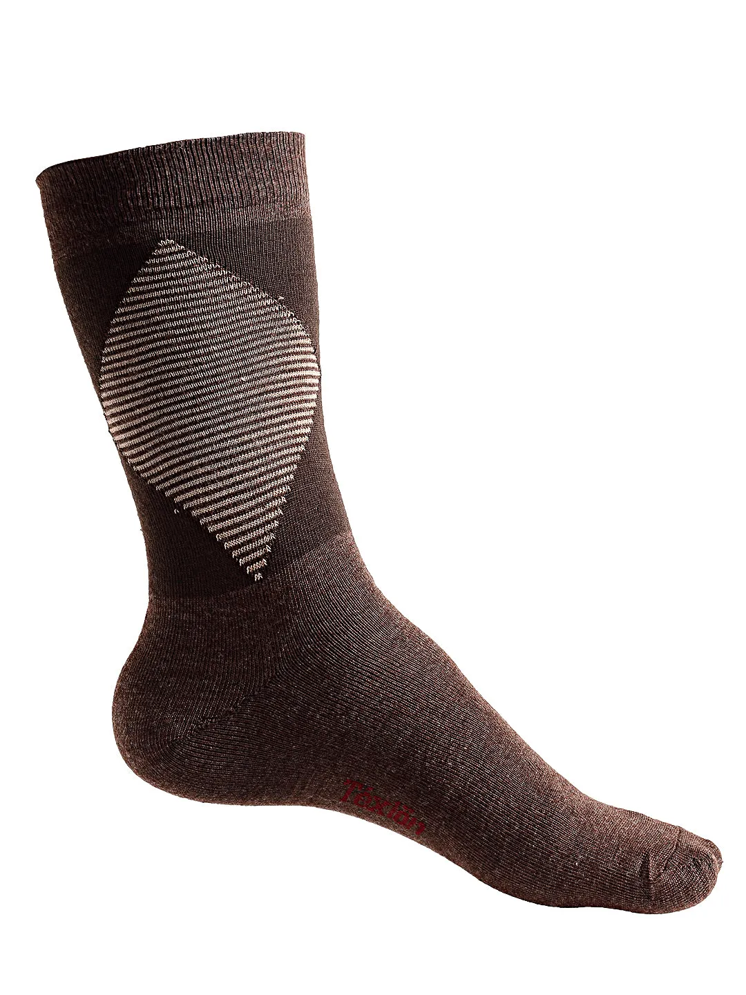 Texlon Men's Woolen Calf Length Thick Winter Wear Socks (Multicolor, Free Size) - Pack of 5 Pairs