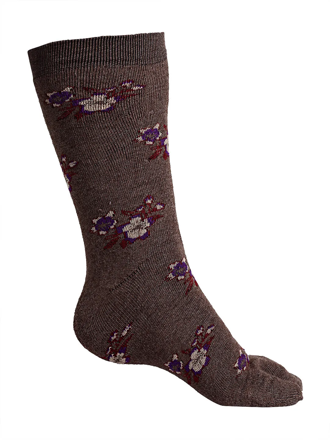 Texlon Women's Calf Length Towel Terry Thick Woolen Multicolored Thumb Socks(Pack of 3 Pairs)(Multicolored, Free Size)