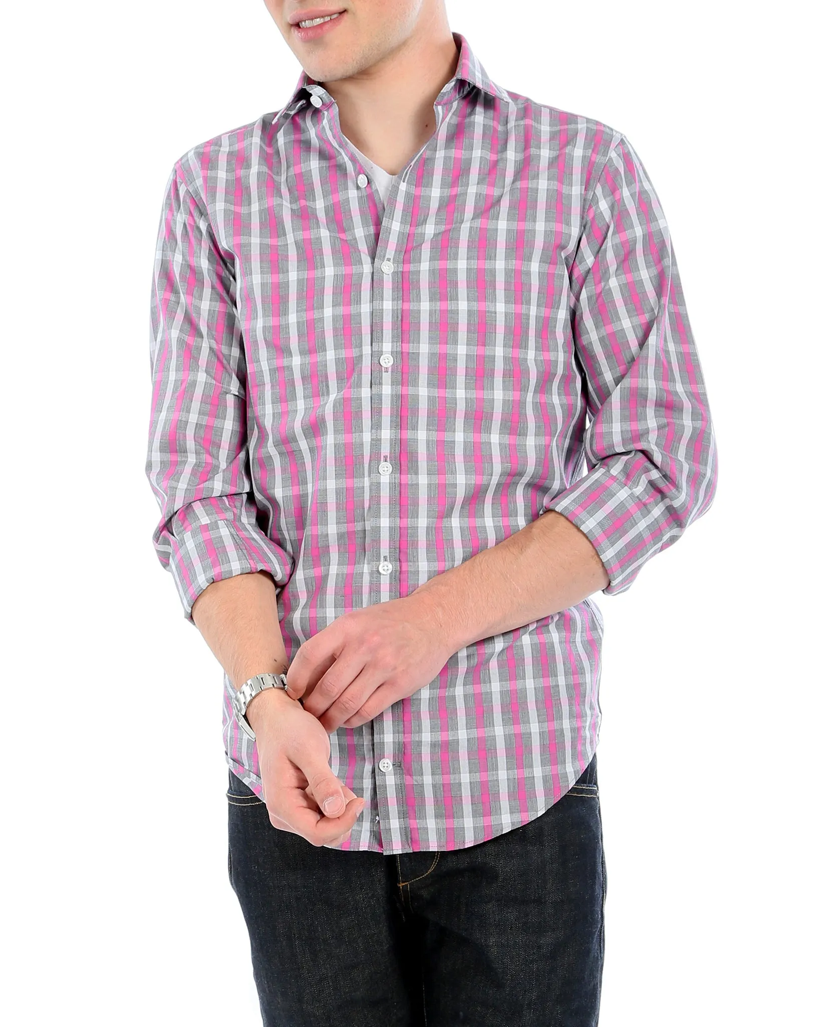 The Kenton Slim Fit Cotton Dress Shirt