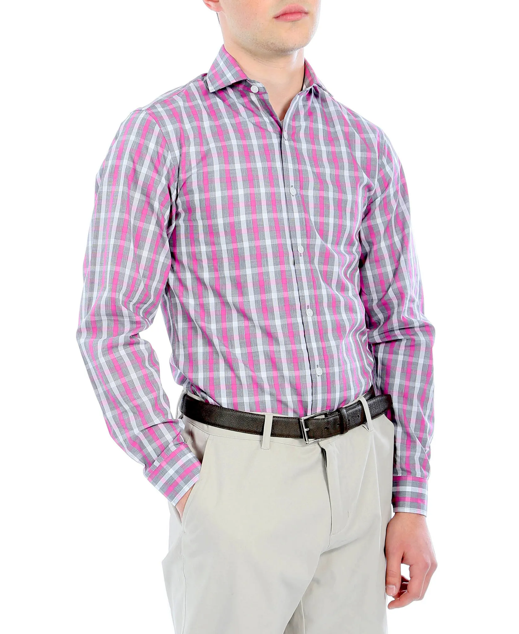 The Kenton Slim Fit Cotton Dress Shirt