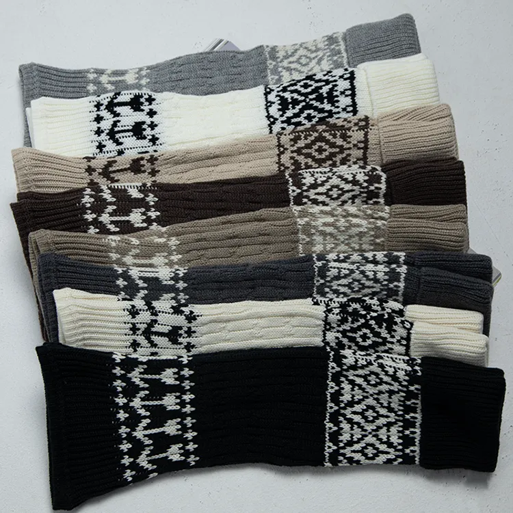 Thick knitted socks