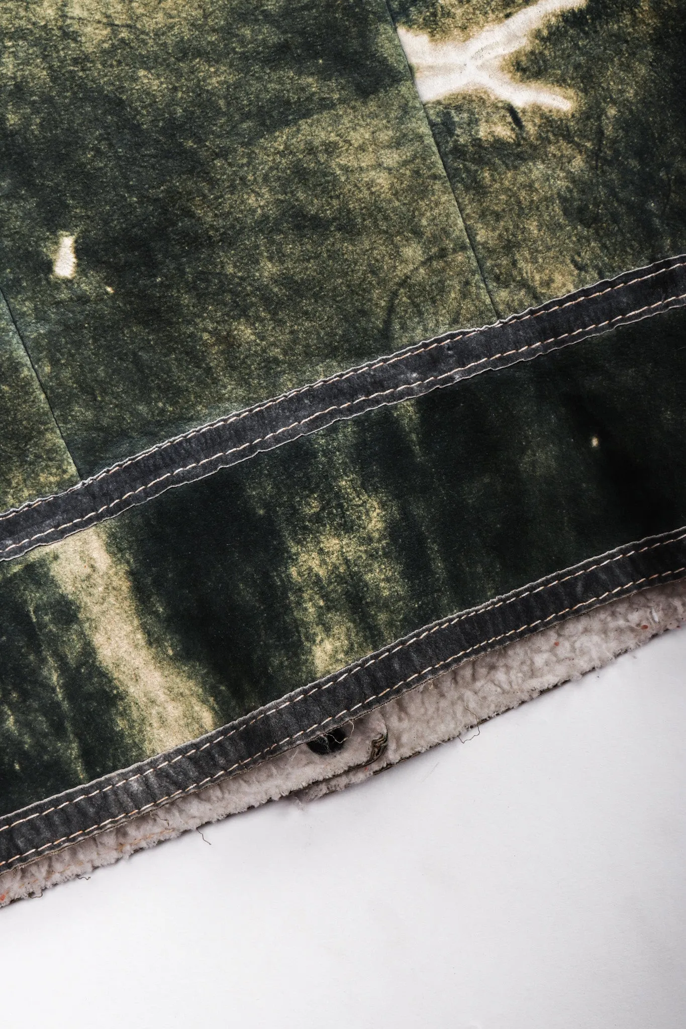 Tie-Dye Suede Jacket