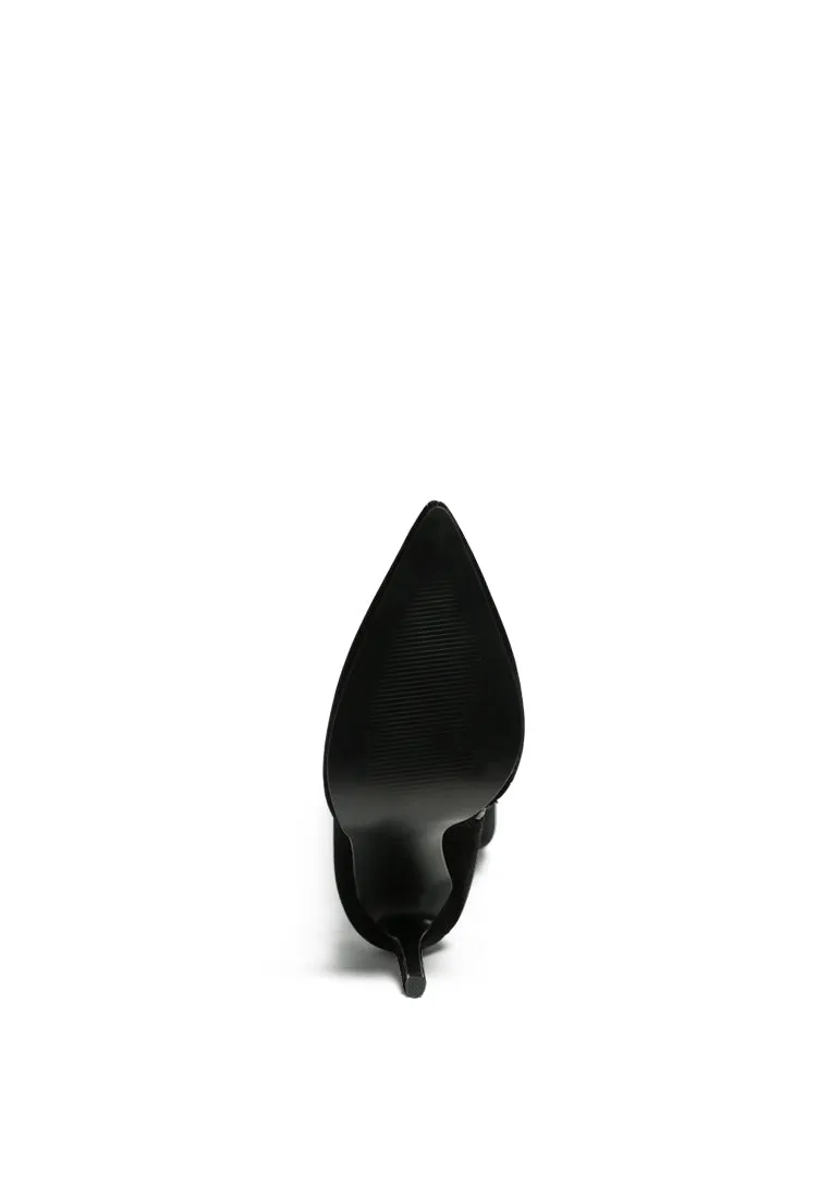 Tilera Stretch Over The Knee Stiletto Boots By Ruw