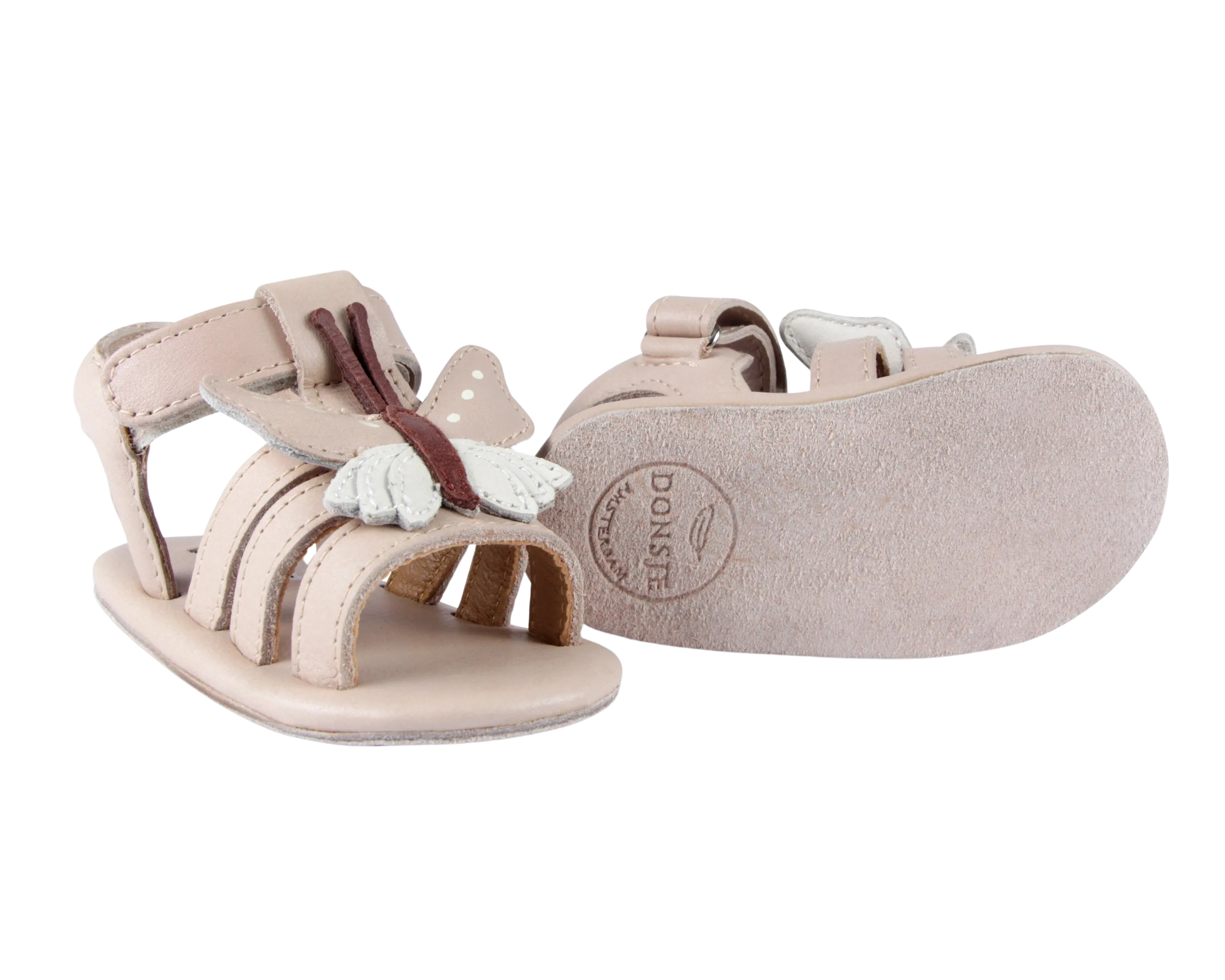 Tuti Sky Sandals | Butterfly | Powder Metallic Nubuck