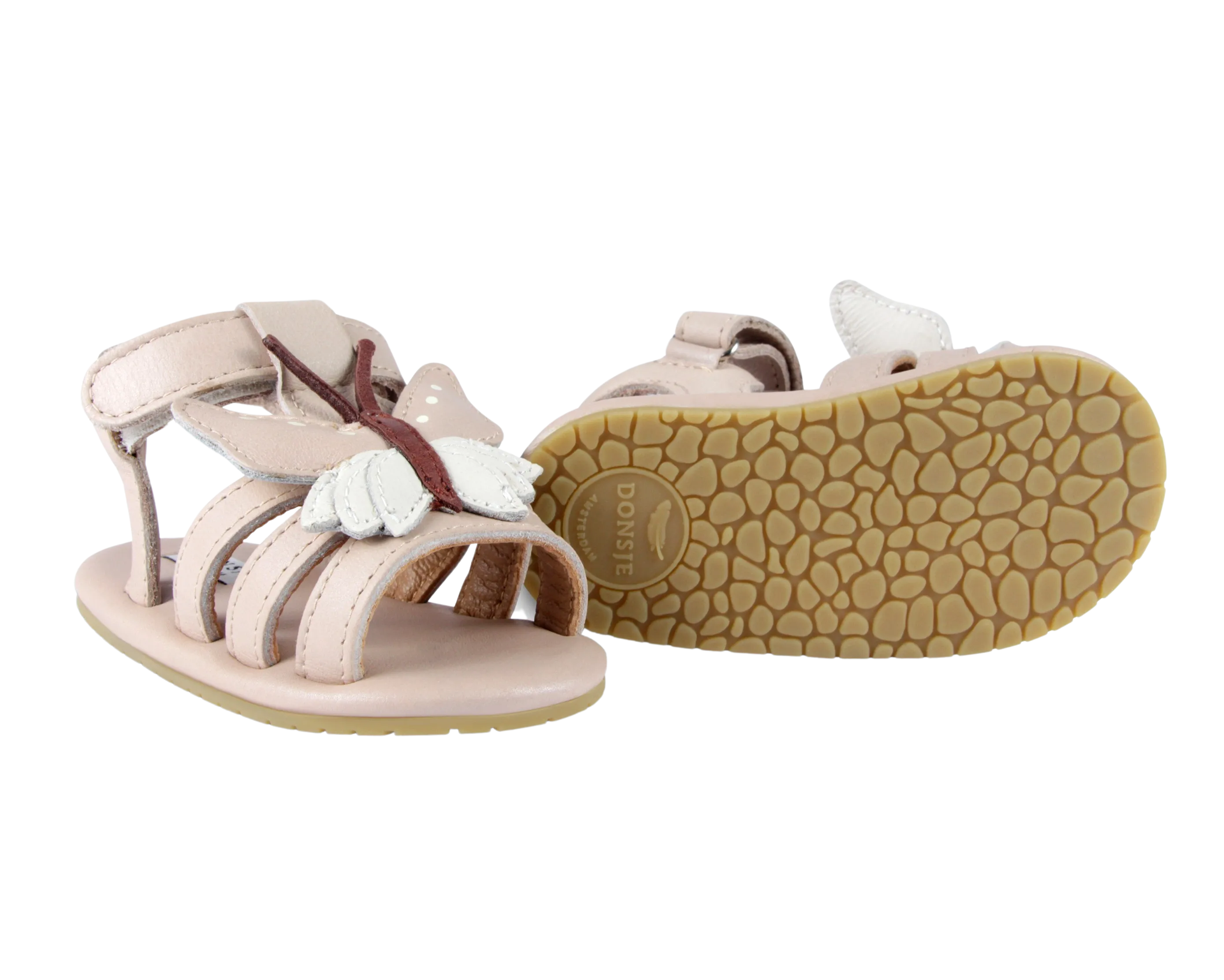 Tuti Sky Sandals | Butterfly | Powder Metallic Nubuck
