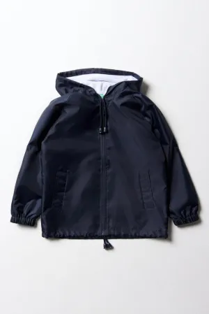 Unisex Primary School Rain Jacket Navy