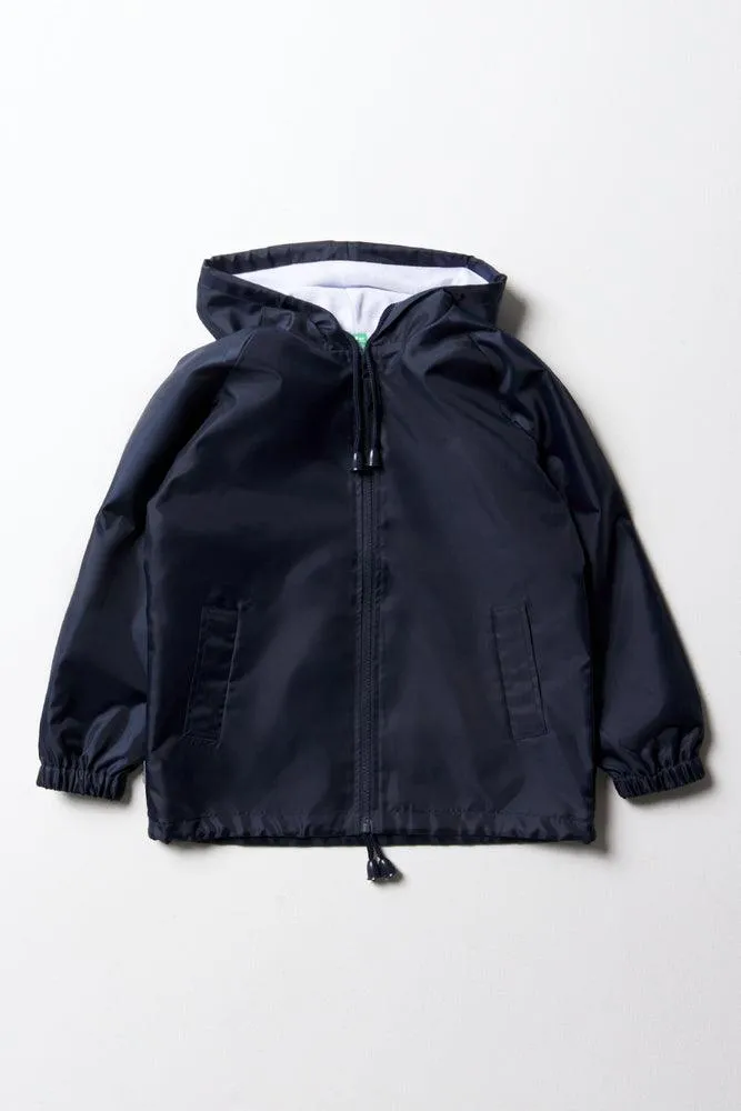 Unisex Primary School Rain Jacket Navy