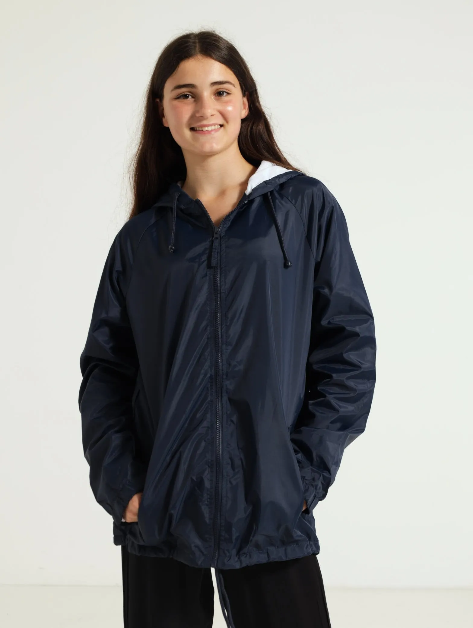 Unisex School Rain Jacket - Navy