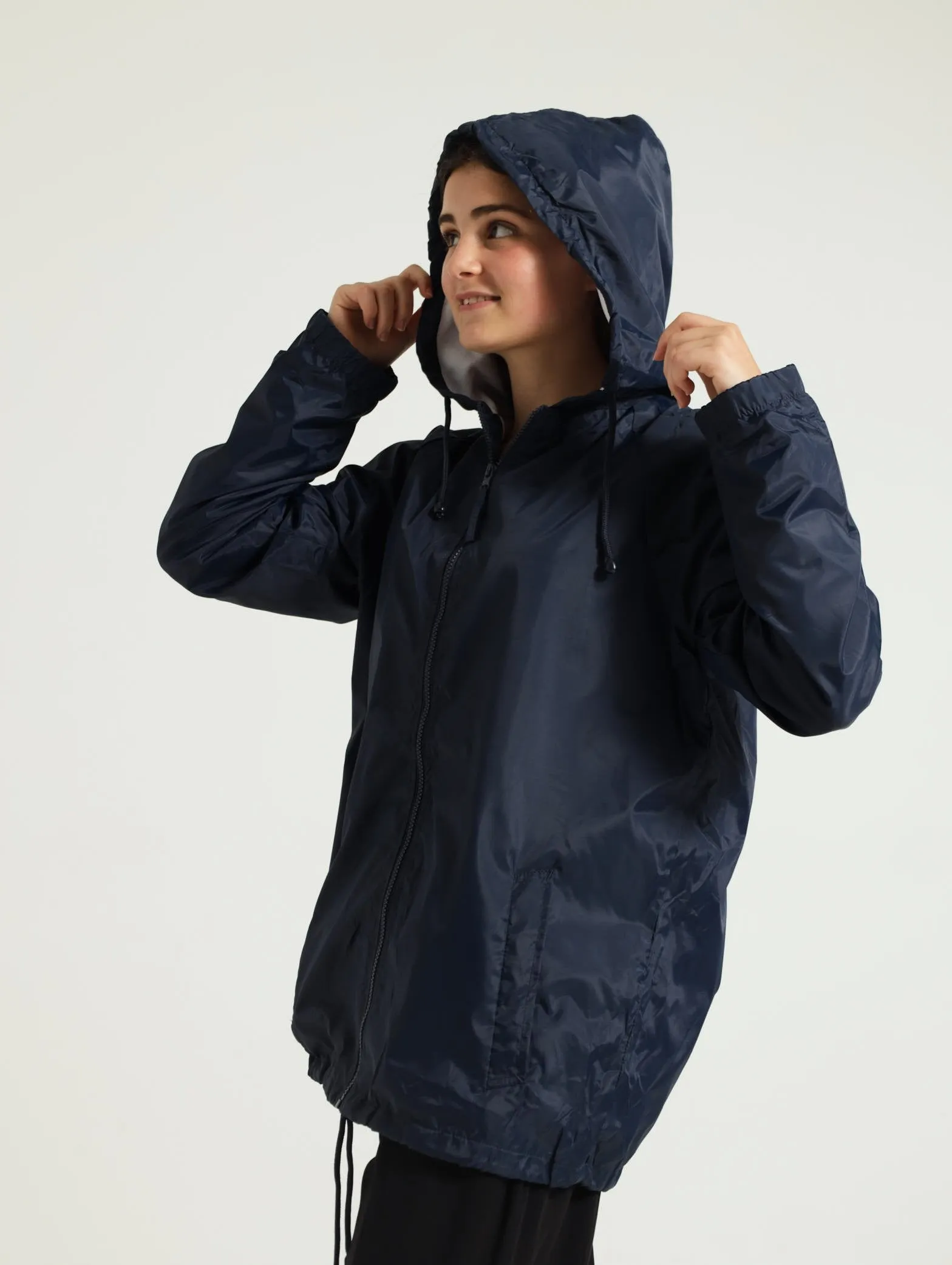 Unisex School Rain Jacket - Navy