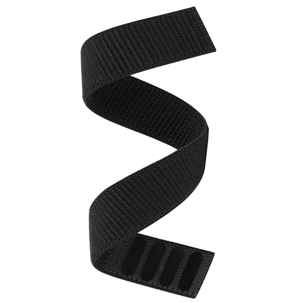 Universal Garmin 20mm Nylon Rem m. Stifter - Sort